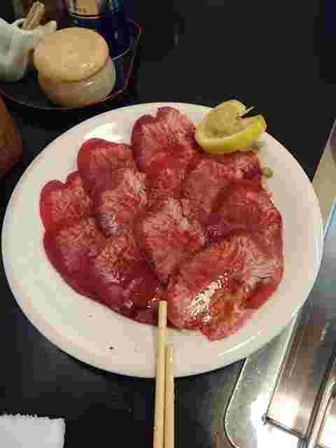 和牛タン・レモン醤油焼き