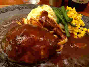 モンブランのハンバーグ