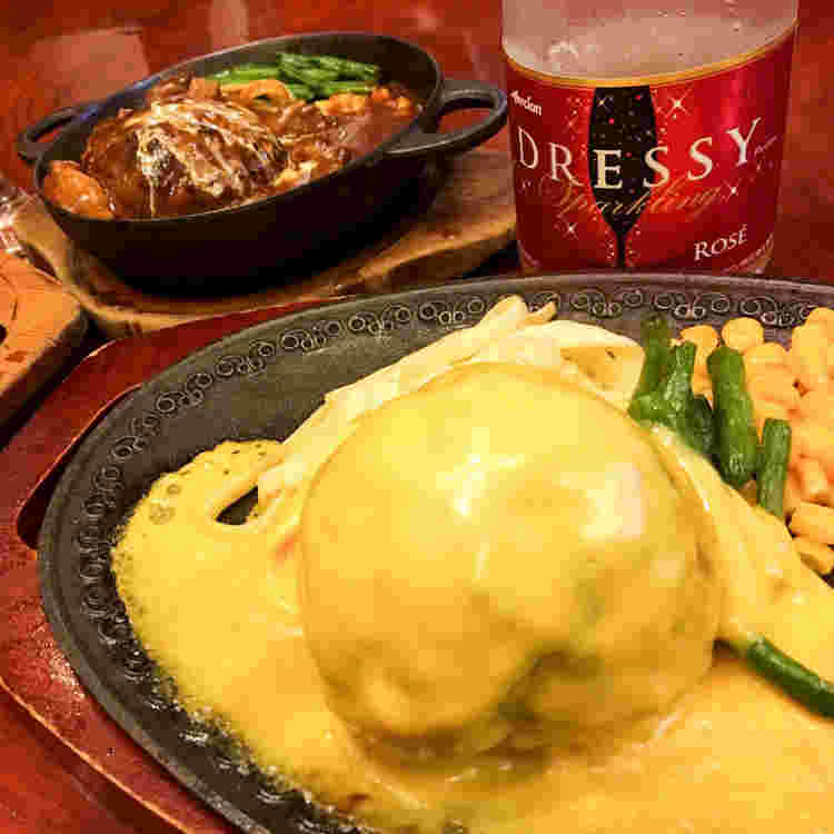 モンブランのハンバーグ