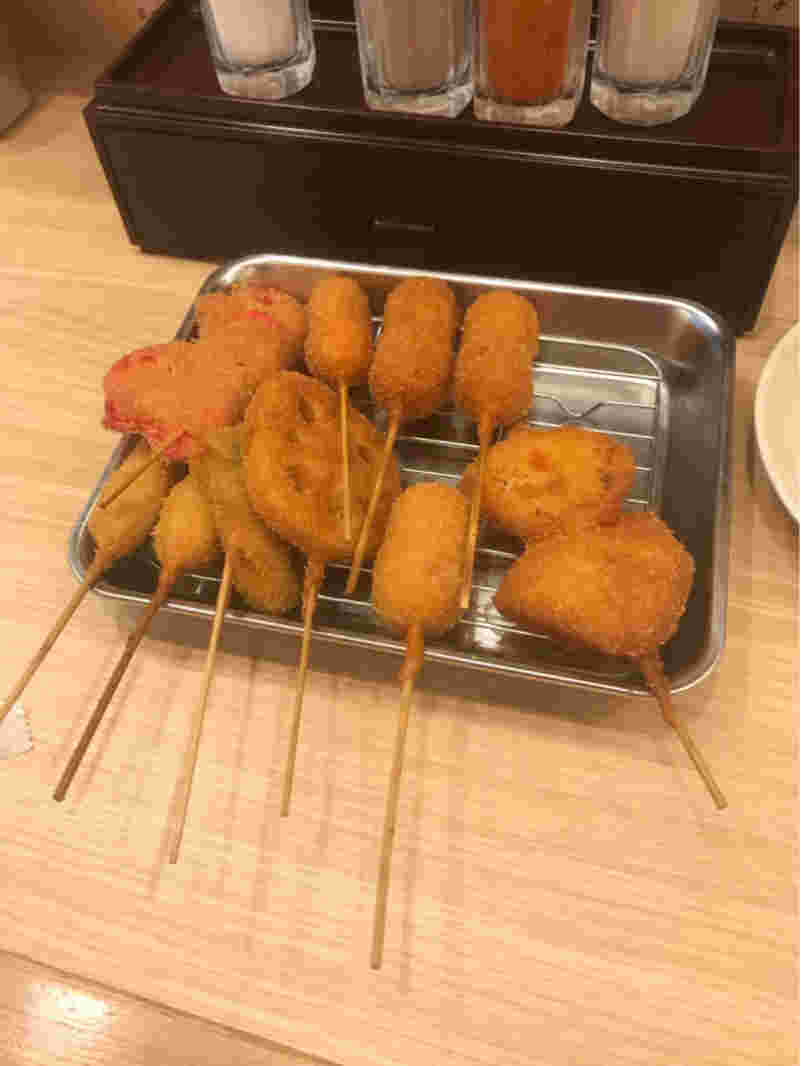 クロス茶屋町店の串物例