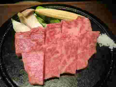 村上牛ロース石焼