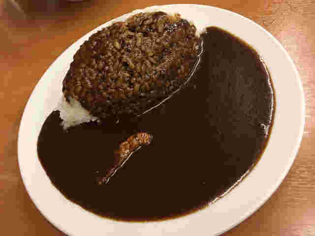 インディアン本店のカレーライス