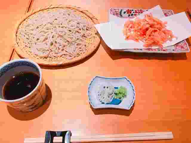 蕎麦本 大はしのざるそば桜海老天ぷら付き