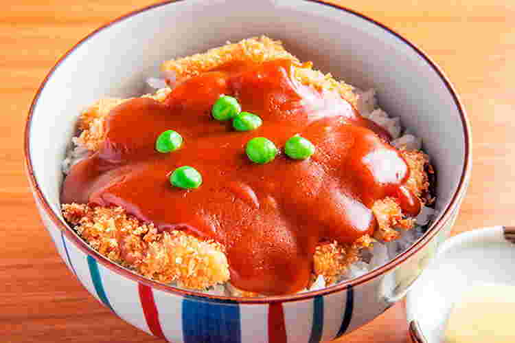 岡山のデミカツ丼