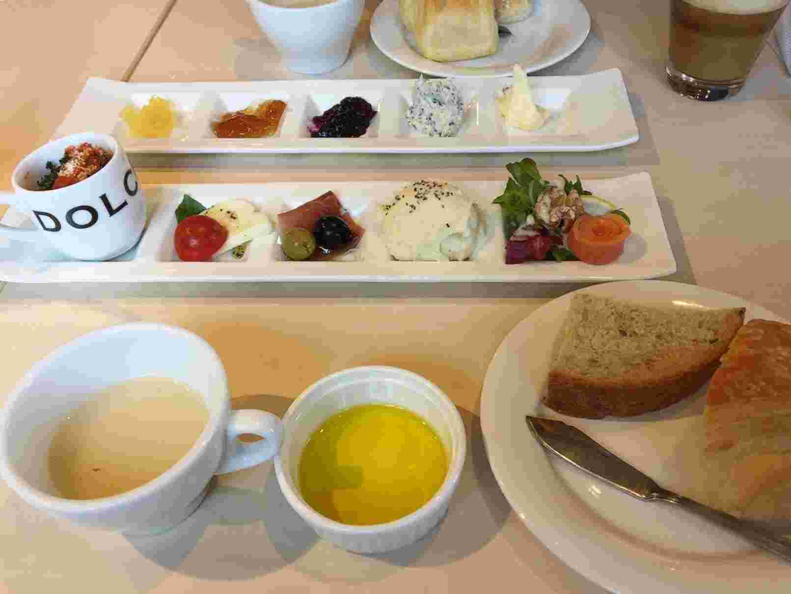 DOLCE　VITAのランチで食べ放題のパン