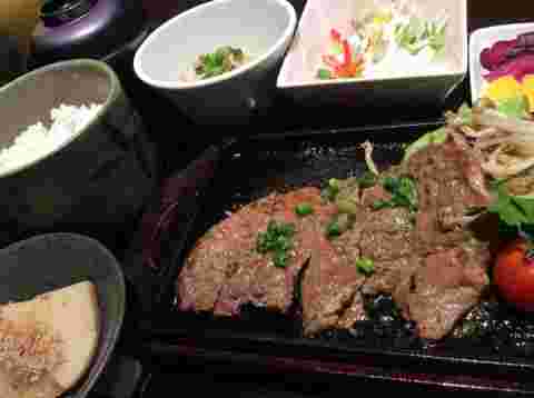 いちかの牛サーロインステーキ定食