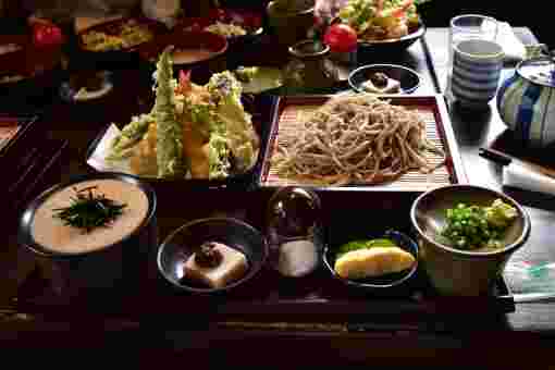 ざるそばランチ
