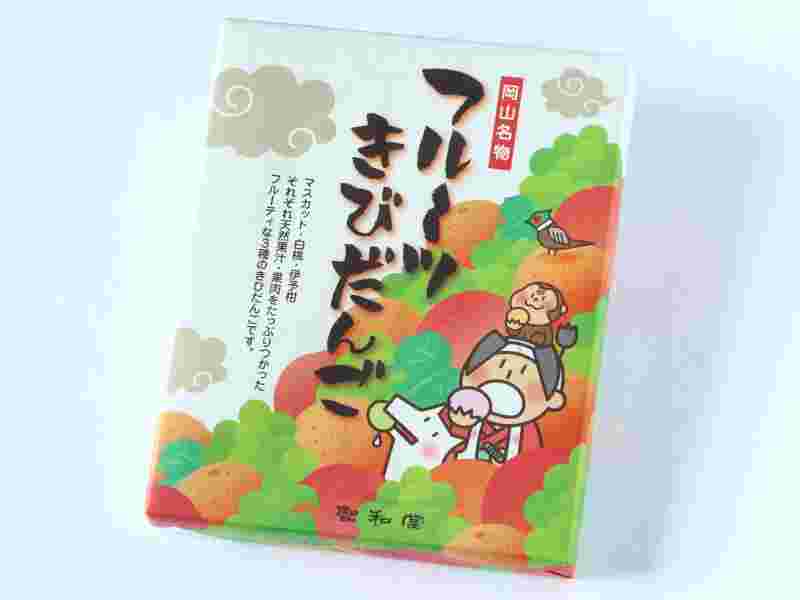 フルーツきびだんご箱