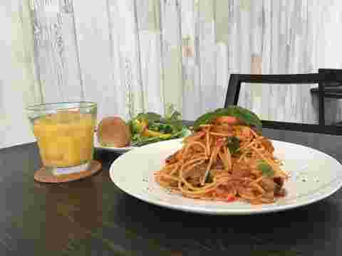 faithの燻製トマトのパスタセット