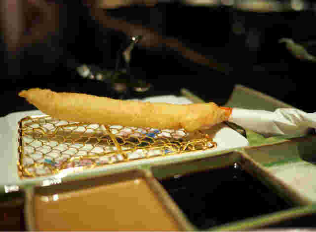 海老の串揚げ