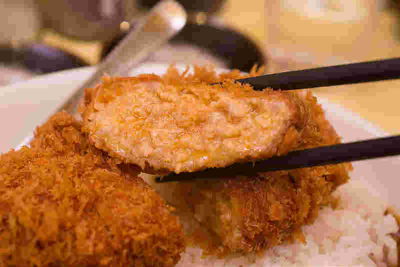 メンチカツカレー