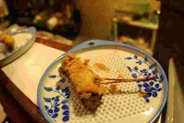 工夫を凝らした串揚げ