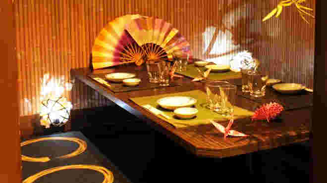 竹取の花しずくの店内