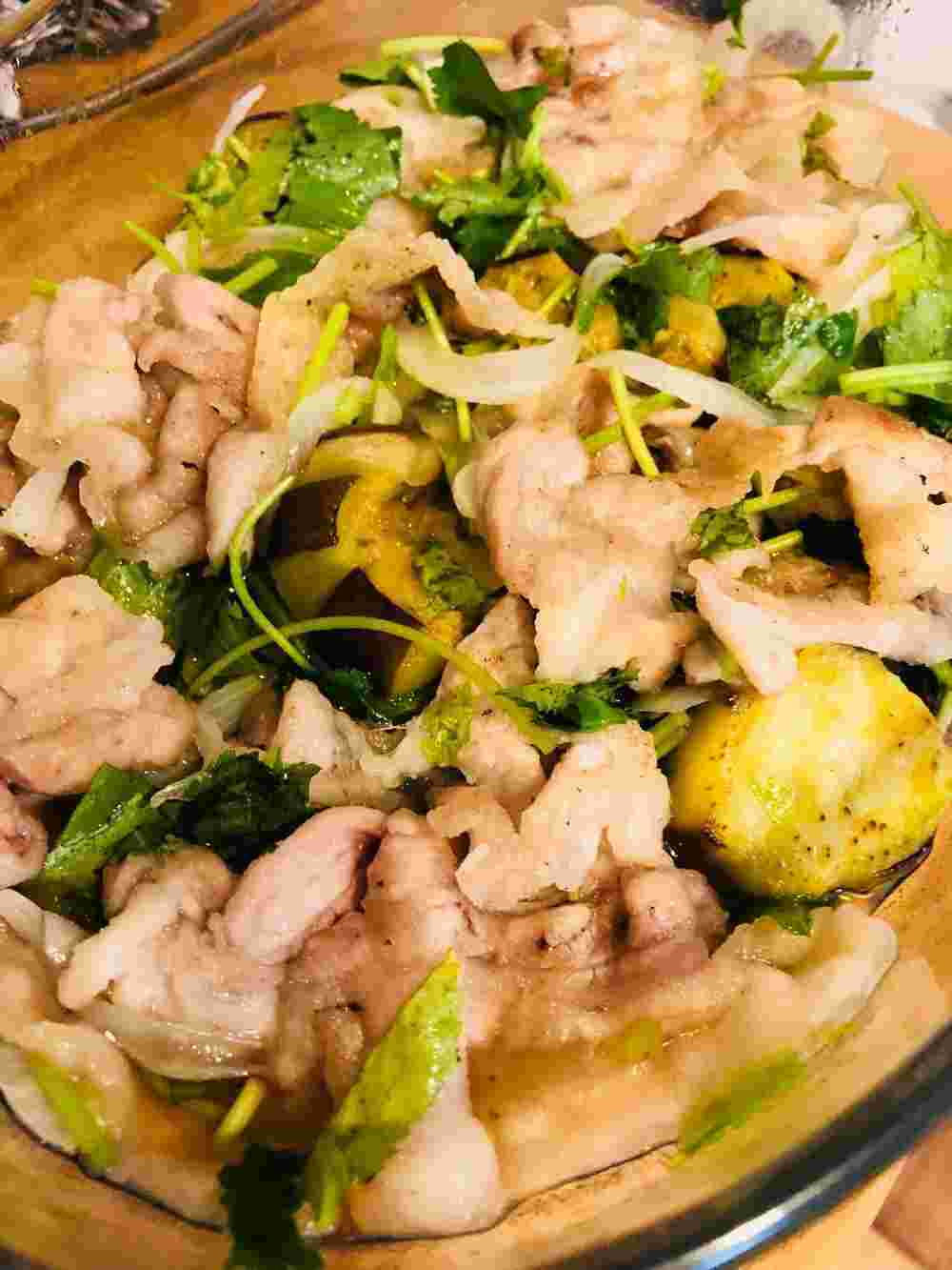 豚肉の梅酢南蛮