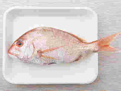 調理前の鯛