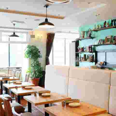 家庭的な雰囲気がある店内です