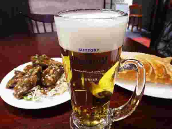 餃子と生ビール