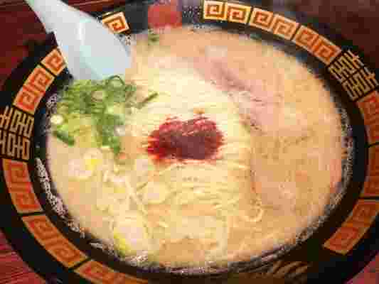 おいしそうな一蘭のラーメン