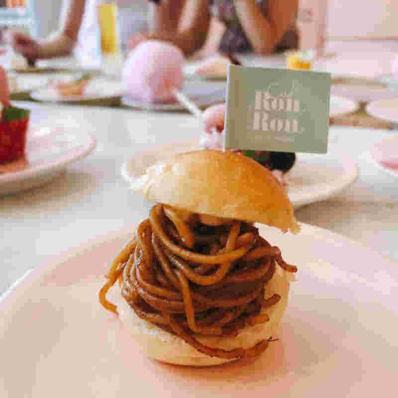 ロンロンのハンバーガー