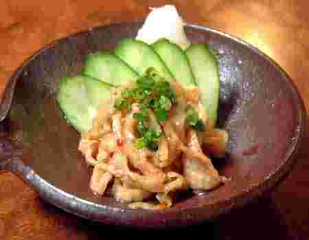 鶏皮ポン酢