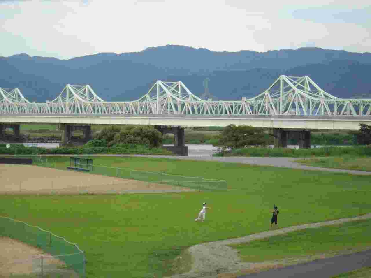 長岡市と信濃川