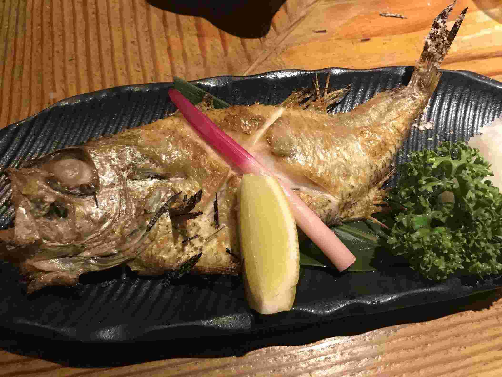 ノドグロの姿焼き