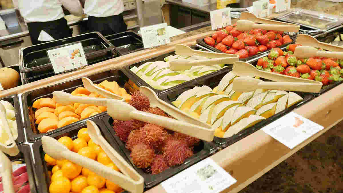 千疋屋食べ放題のフルーツ