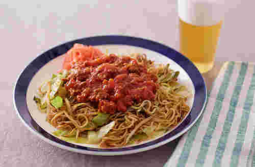 お酒のお供にもぴったりの家で作るイタリアンやきそば
