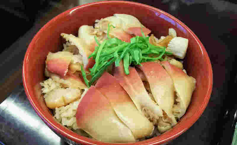 あら浜のほっき飯