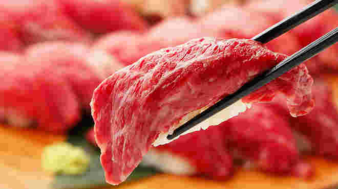 肉寿司の画像