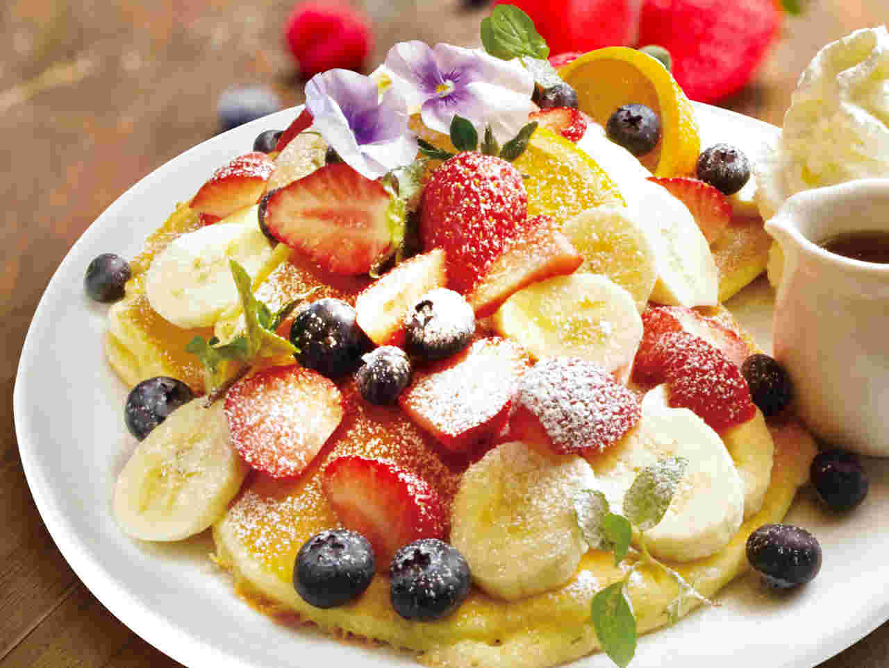 シーズンのパンケーキ