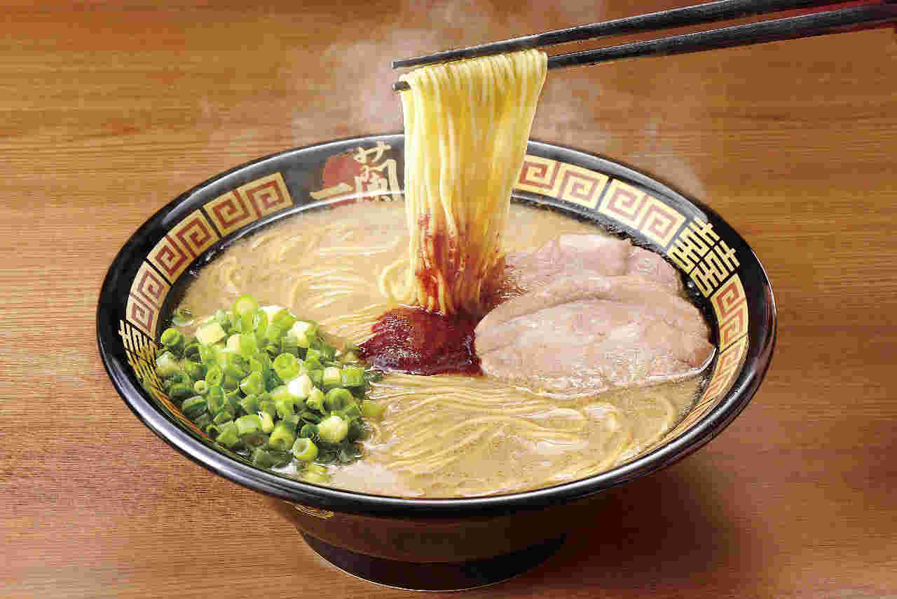 一蘭のとんこつラーメン