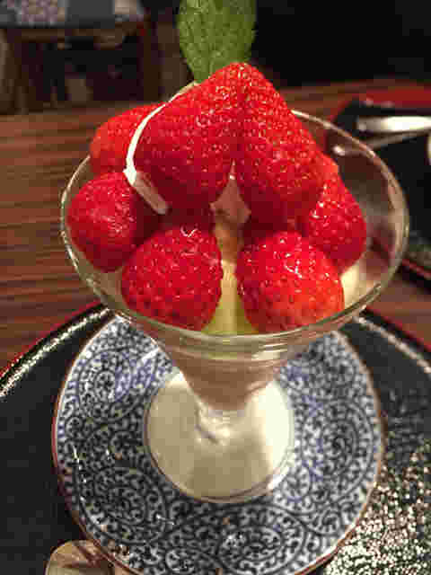 お城パフェ