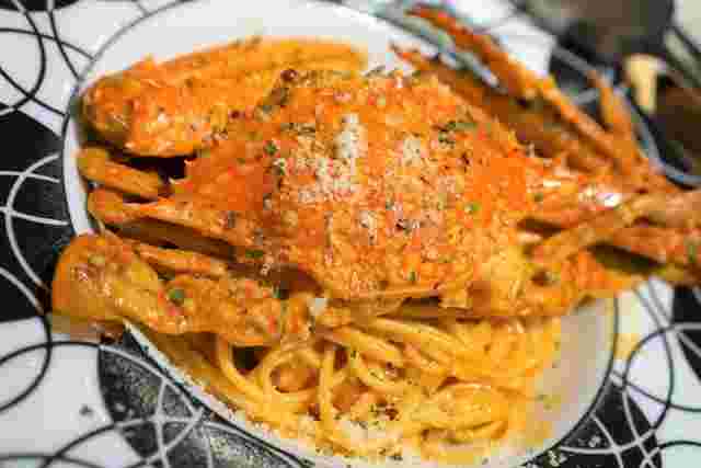 豪華なパスタ