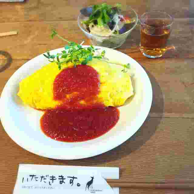 くるみの木のオムライス