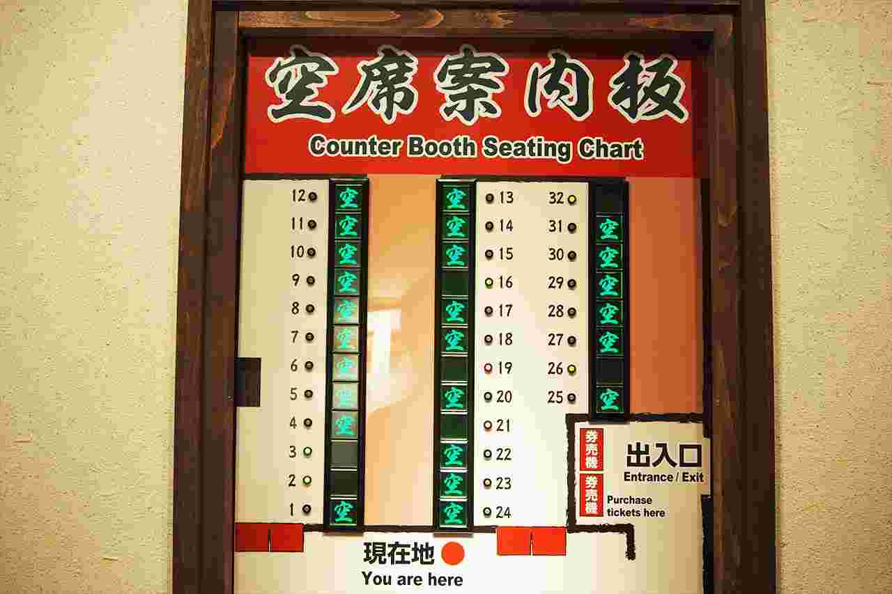 空席案内板