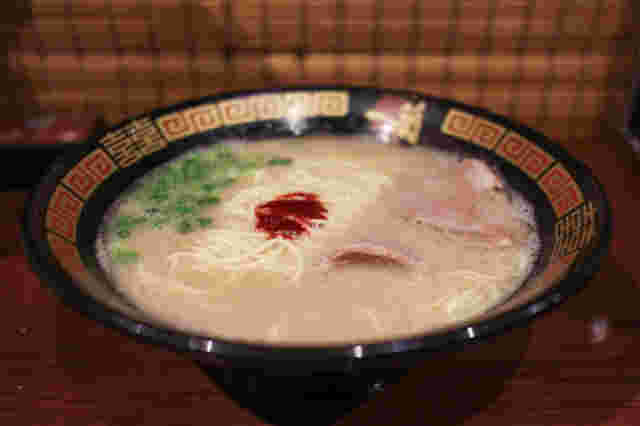 一蘭のとんこつラーメン