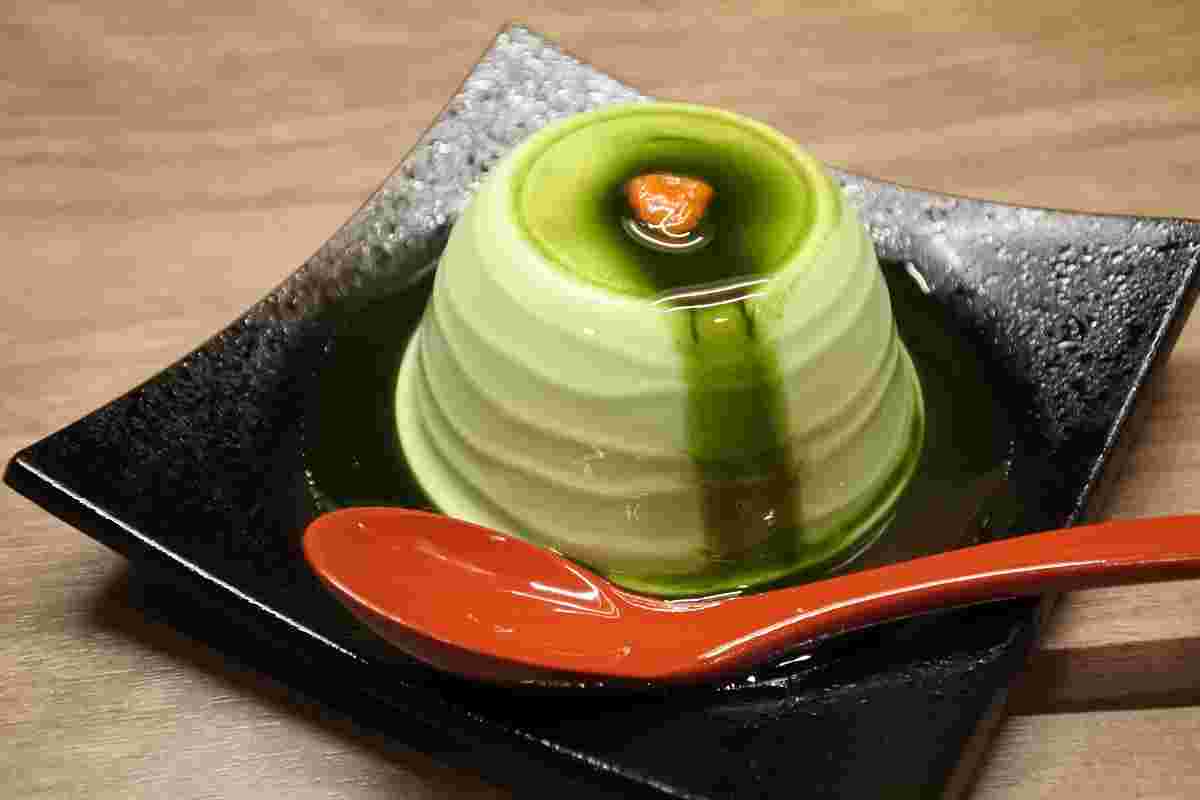 一蘭の抹茶杏仁豆腐