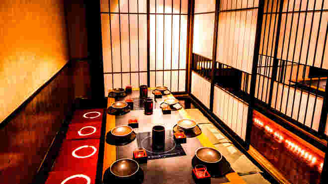 京町家風の個室