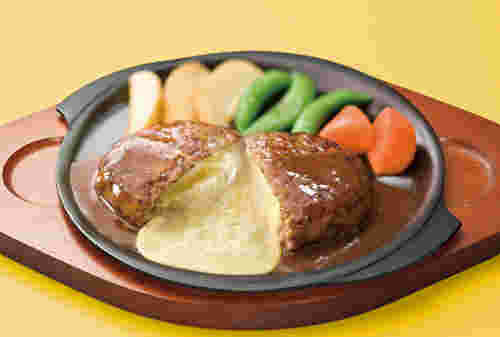 ガストのチーズインハンバーグ