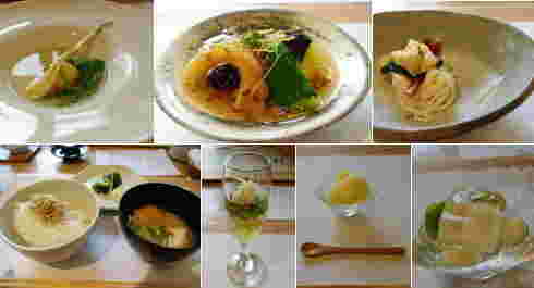 奈良の大和食材を使ったコース料理