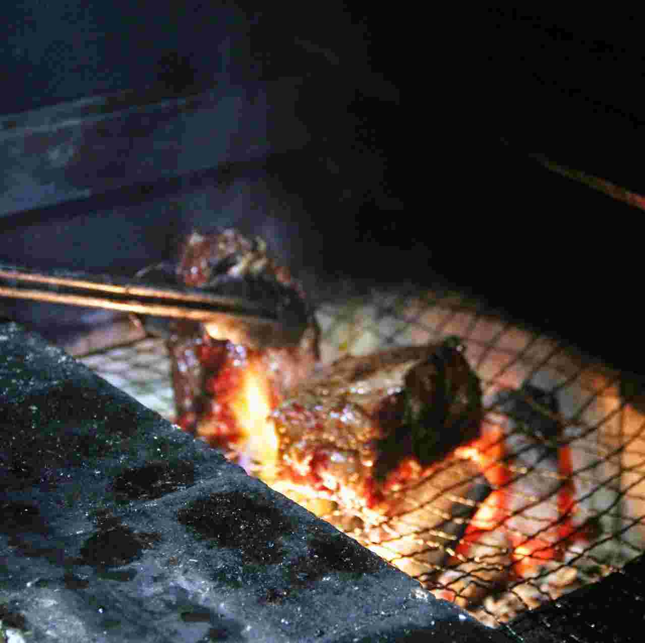 炉端ステーキ煉瓦薪焼き