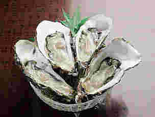 豪華な牡蠣料理