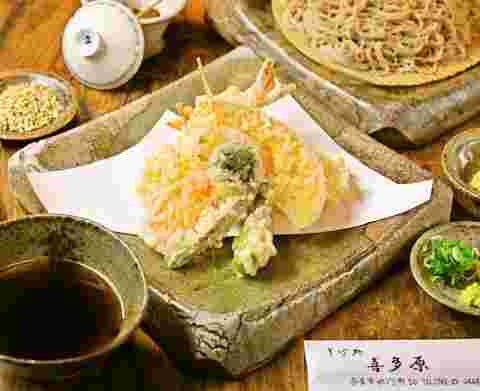 喜多原の天ざるそば
