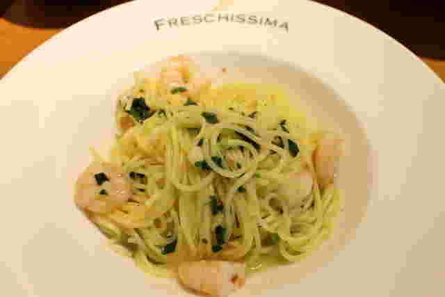 フレスキッシマのペペロンチーノ