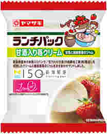 ランチパック甘酒入り苺クリーム
