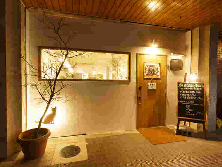人気のお店の外観