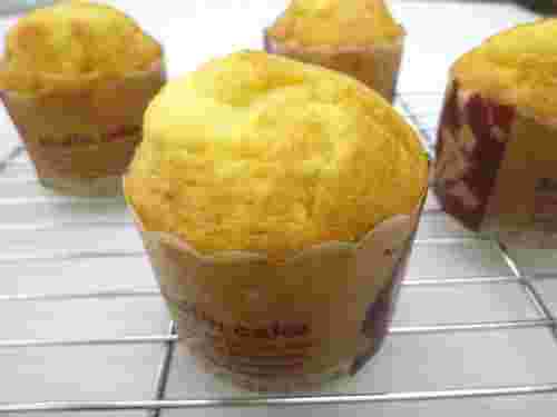 ホットケーキミックスを使ったカップケーキ