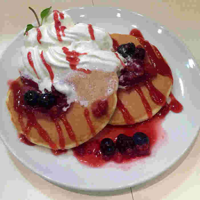 テ・ニナスのミックスベリーのパンケーキ