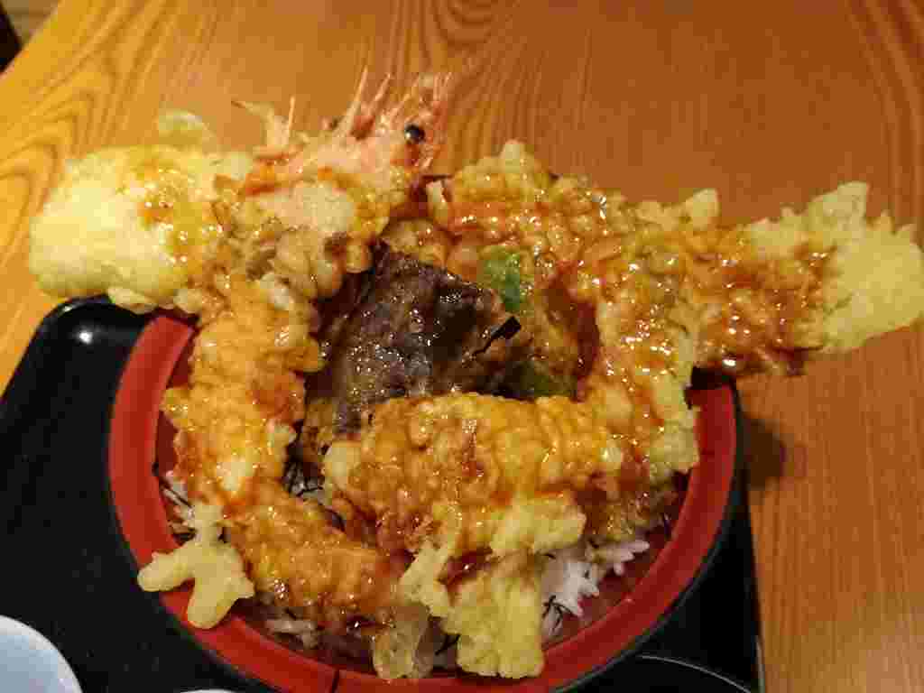 はみだし天丼